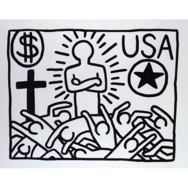 Untitled, 1982, BvB collection Genève, © Keith Haring Foundation
