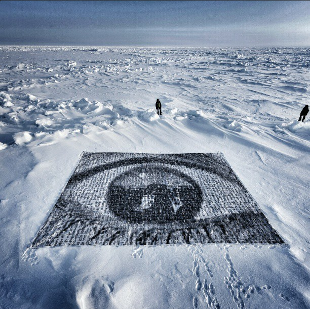 Pôle Nord, Inside Out © JR. Tous les droits réservés. 