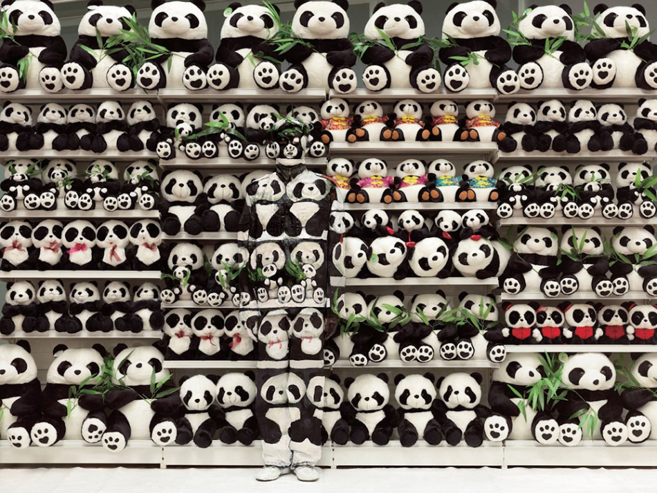 Panda, 2012.  © Liu Bolin.  Tous les droits réservés. 