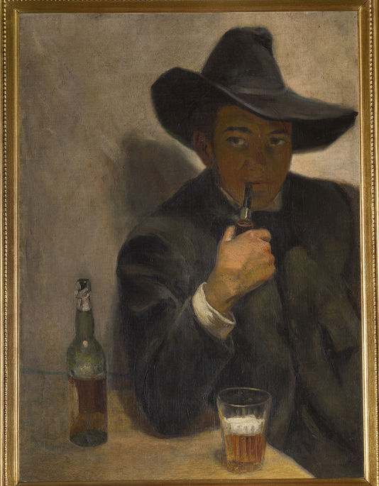 "Autoportrait au chapeau", de Diego Riveira (1907). | Mexico Xochimilco/Museo Dolores Olmedo