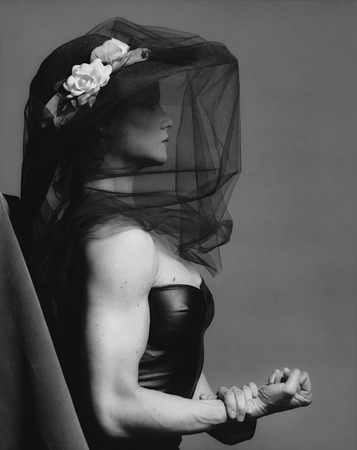 Lisa Lyon 1982 50,8 x 40,6 cm Épreuve gelatino-argentique New York, Solomon R. Guggenheim Museum Don de la Fondation Robert Mapplethorpe 1993 © Robert Mapplethorpe Foundation. Used by permission