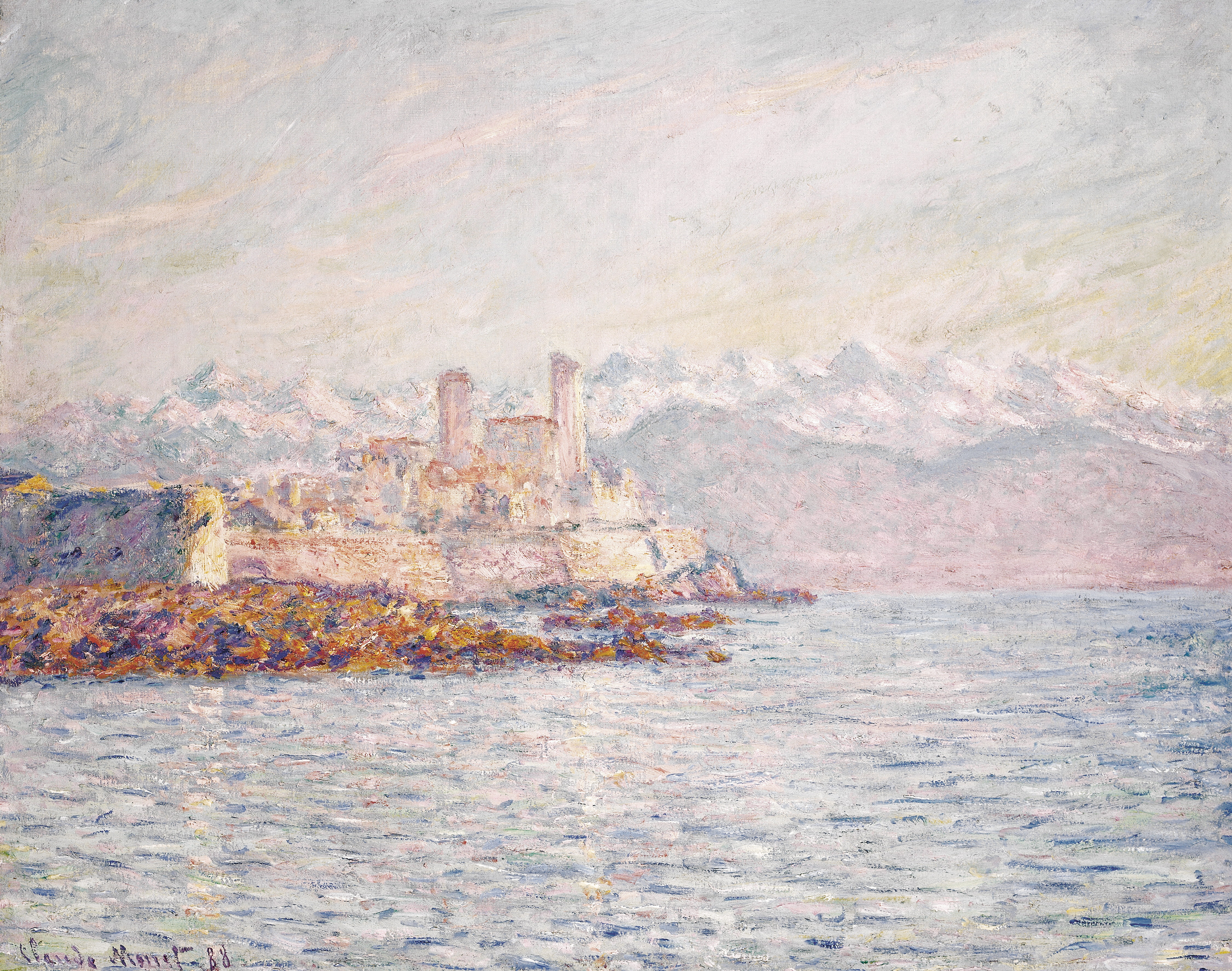 Claude Monet Antibes1888 Huile sur toile 65,4x81,3cm Signé et daté en bas à gauche: Claude Monet 88 Collection Pérez Simón,Mexico ©Arturo Piera
