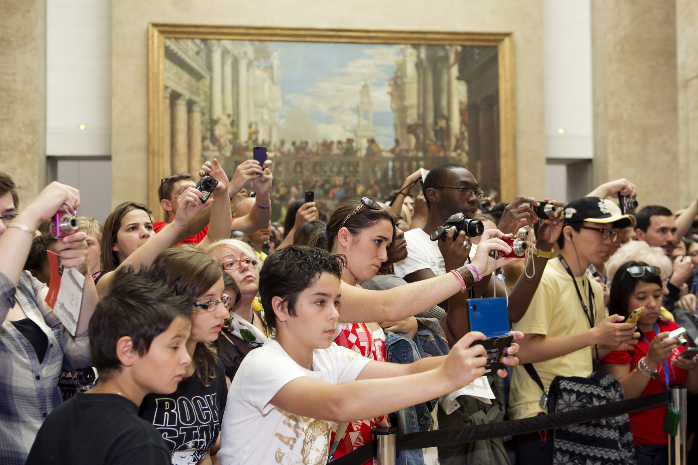 Paris. Le Louvre. 2012 © Martin Parr / Magnum Photos / Galerie kamel mennour