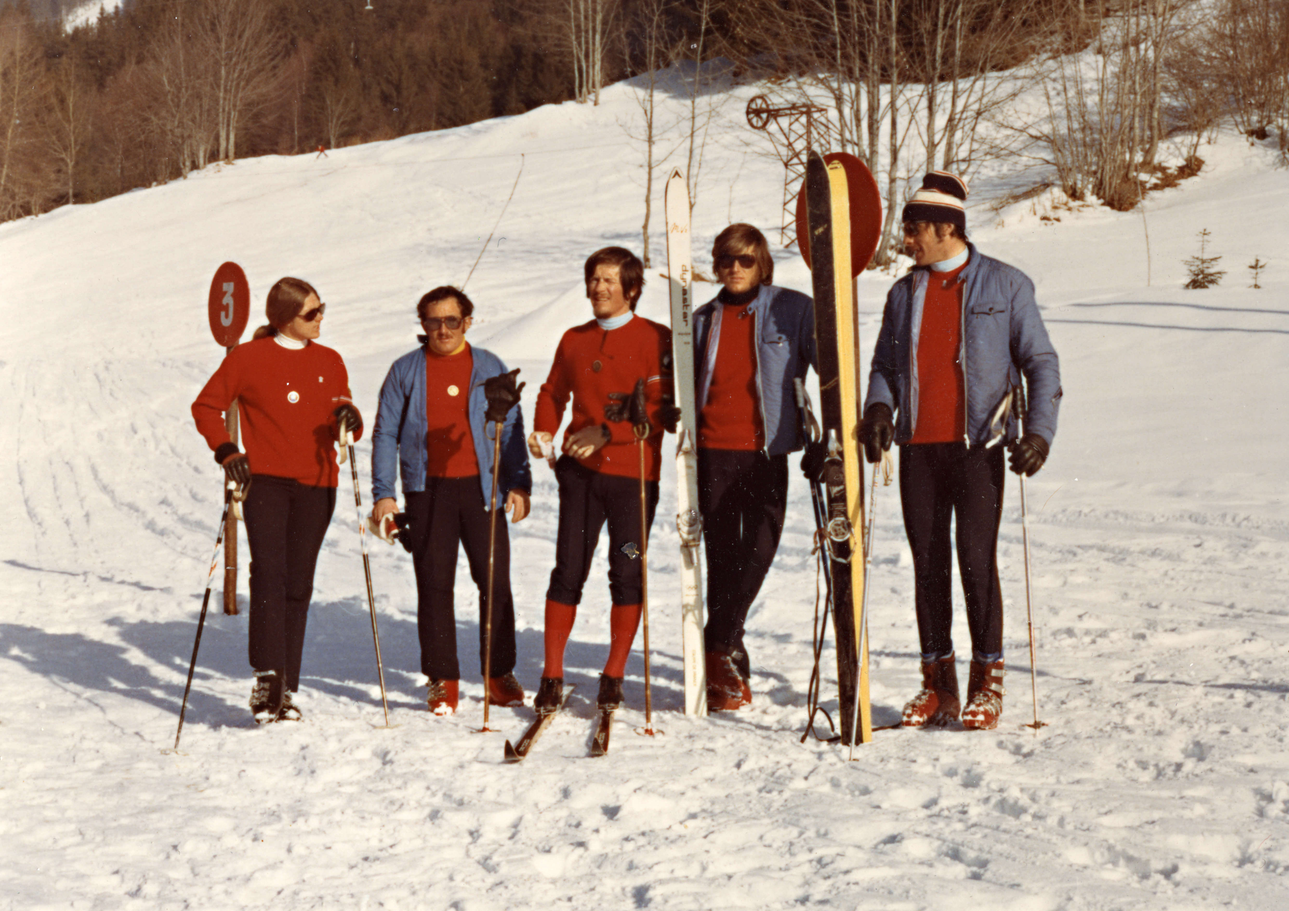 Les skieurs les plus vintage de la station