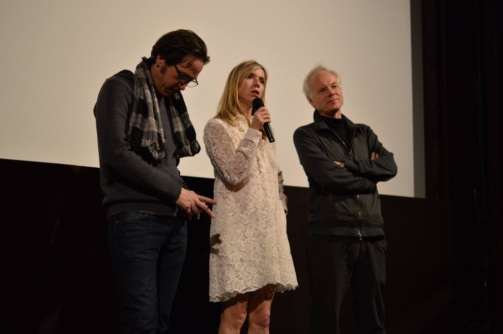  Reda Kateb, Léa Drucker et Gilles Bannier lors d'un Q/R après la projection de Arrêtez-moi là.