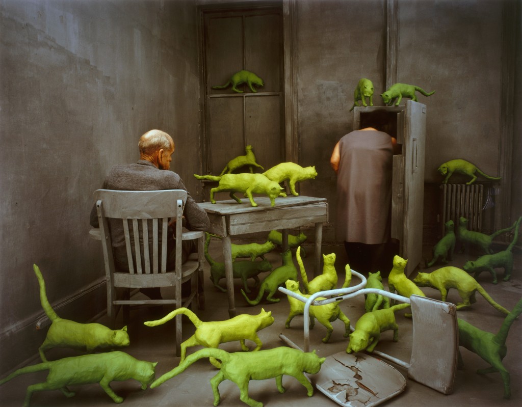 09. Sandy Skoglund Radioactive Cats, [Chats radioactifs], 1980 épreuve cibachrome Centre Pompidou, Paris © Centre Pompidou / Dist. RMN-GP © 1980 Sandy Skoglund