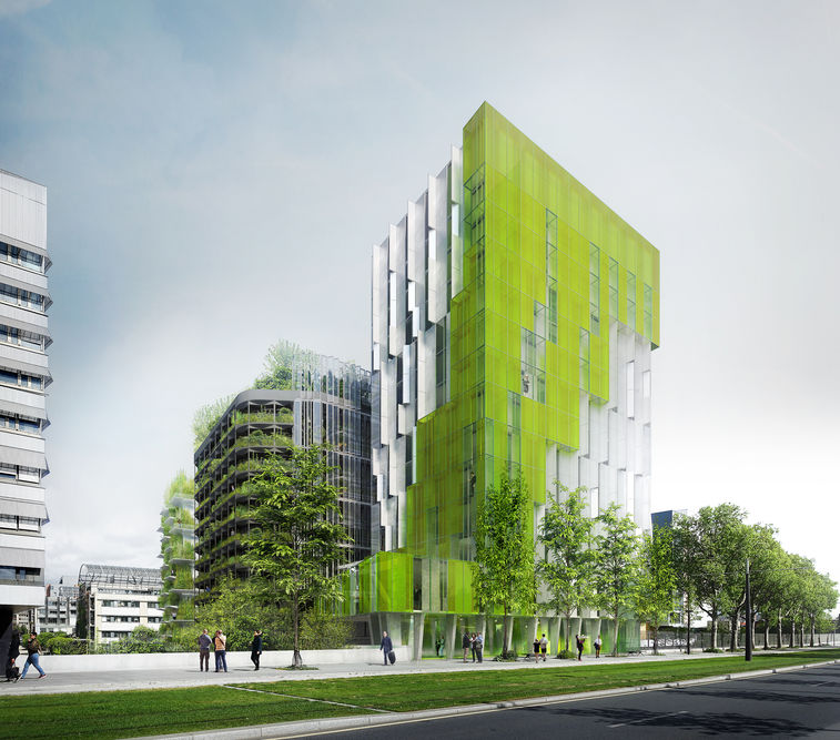 "Algo House" allée Paris-Ivry (13e) un projet de Xtu Architectes