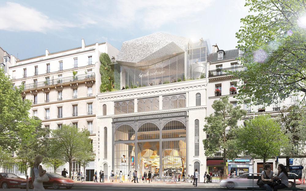 La sous-station Voltaire accueille le collectif d'artistes "La générale", un projet de Olivier palatre Architectes, Atelier Roberta