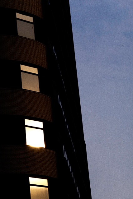 © Ralph Gibson, Vertical Horizon, Building Night