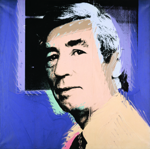 Warhol - portrait d'Hergé - 1977