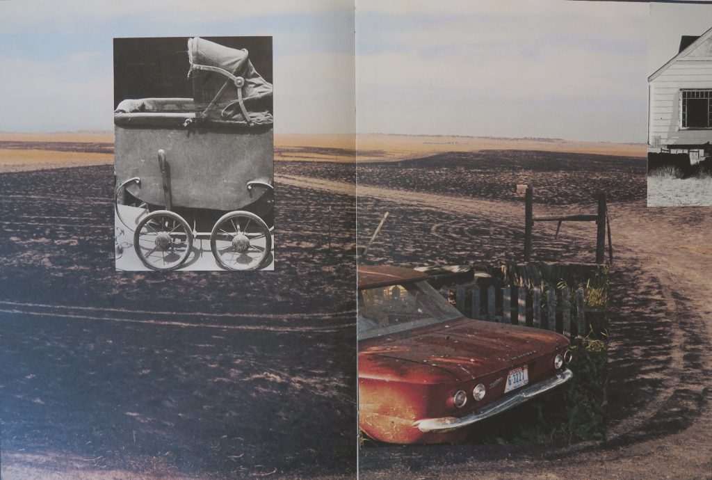 Double page réalisée à partir du livre Unknown en 2015